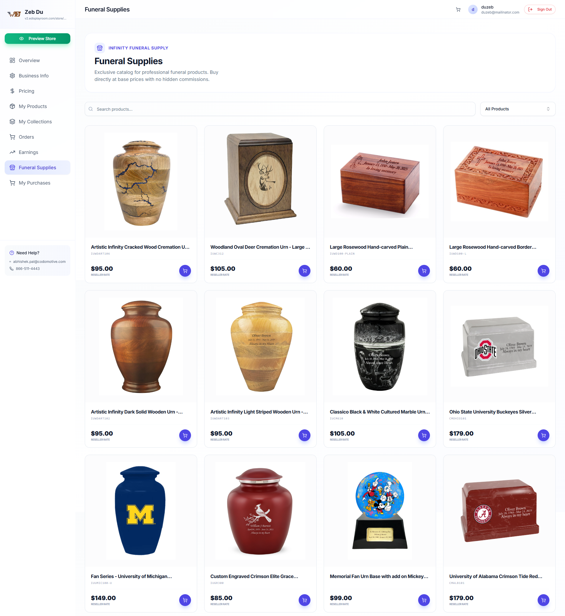 Reseller Custom Catalog