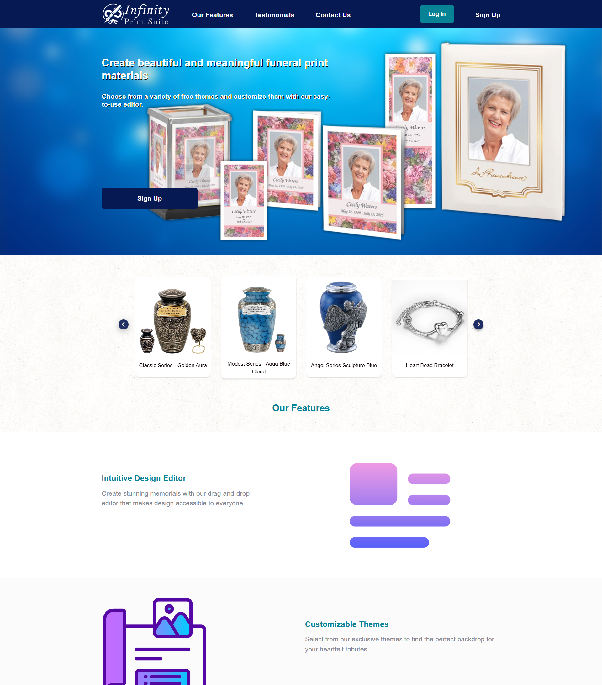 Infinity Prints platform