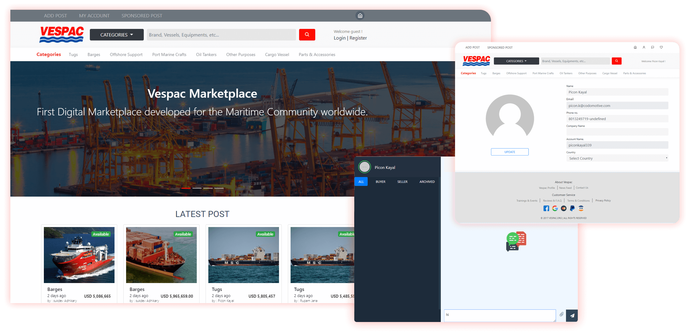 Marketing site